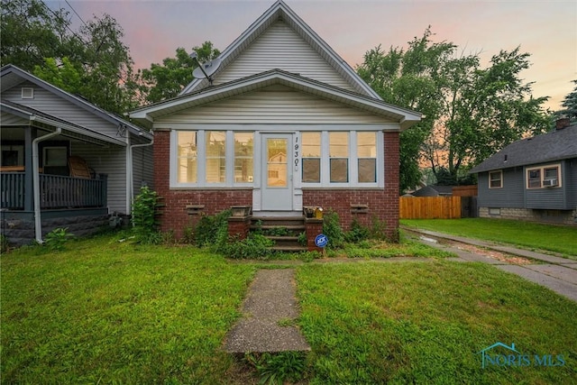 1930 Berkshire Pl, Toledo, OH 43613 - rear view of house featuring brick siding and entry steps