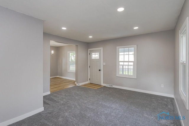 2242 Vaness Dr, Toledo, OH 43615 - entryway with carpet flooring and recessed lighting