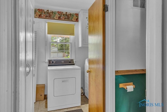 3733 Shamrock Dr, Toledo, OH 43615 - washroom with washer / clothes dryer and light flooring
