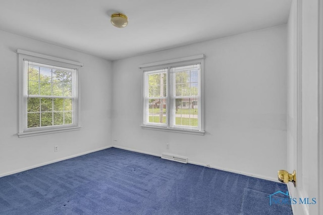 3733 Shamrock Dr, Toledo, OH 43615 - empty room featuring healthy amount of natural light and dark colored carpet