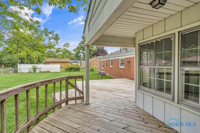 3733 Shamrock Dr, Toledo, OH 43615 - view of deck