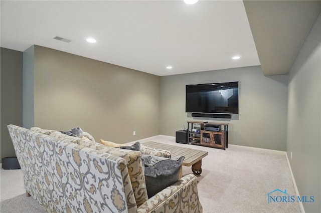 3862 Ravine Hollow Ct, Maumee, OH 43537 - carpeted living area featuring recessed lighting