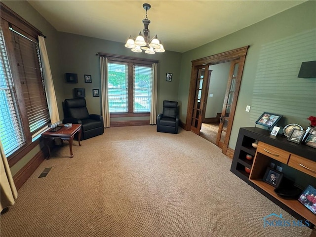 506 Ditto St, Archbold, OH 43502 - living area with a chandelier and carpet