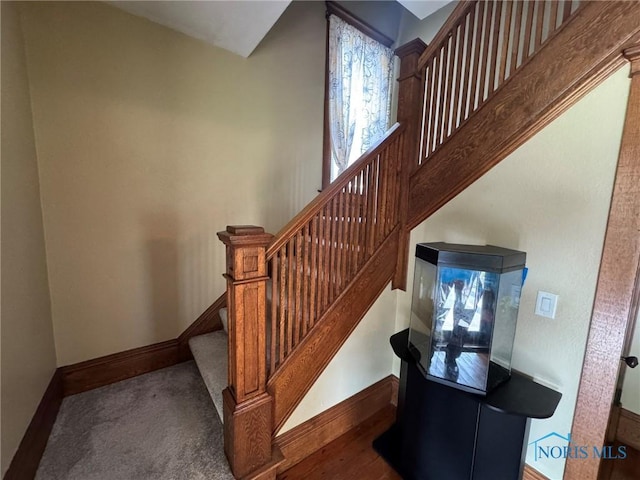 506 Ditto St, Archbold, OH 43502 - stairway featuring baseboards