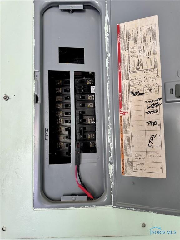 220 Rolland St, Bryan, OH 43506 - utility room featuring electric panel