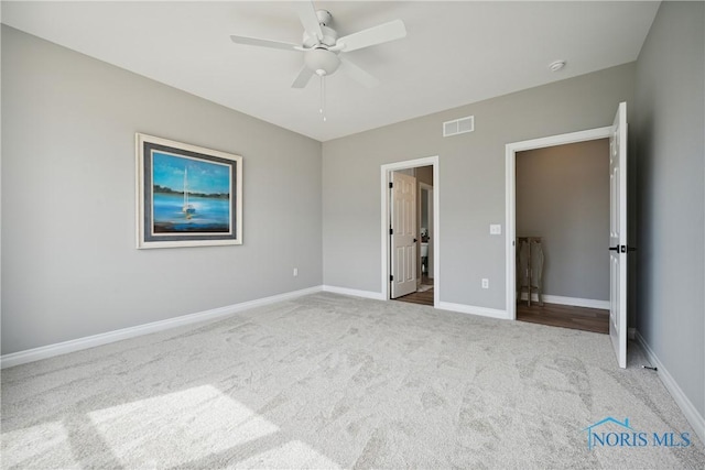 3343 Moonlit Pass, Monclova, OH 43542 - unfurnished bedroom featuring carpet floors and a ceiling fan