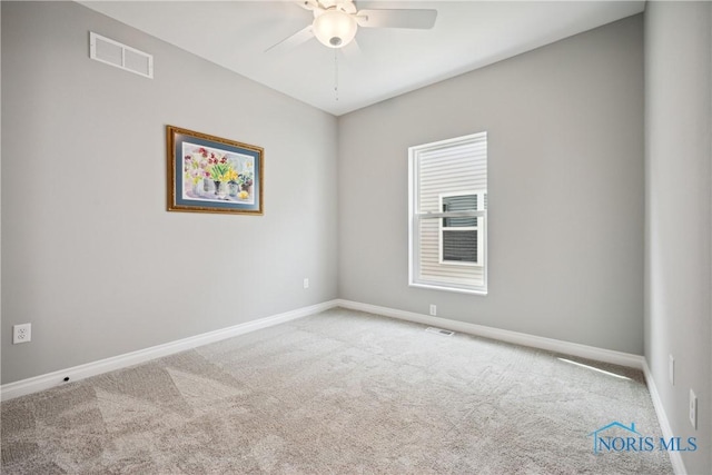 3343 Moonlit Pass, Monclova, OH 43542 - empty room with carpet floors and a ceiling fan