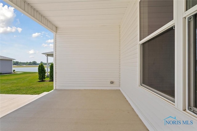 3343 Moonlit Pass, Monclova, OH 43542 - view of patio with a water view