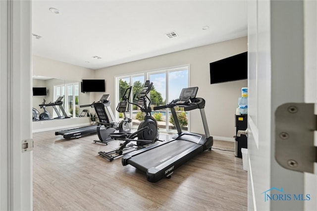 3343 Moonlit Pass, Monclova, OH 43542 - workout area with wood finished floors and baseboards