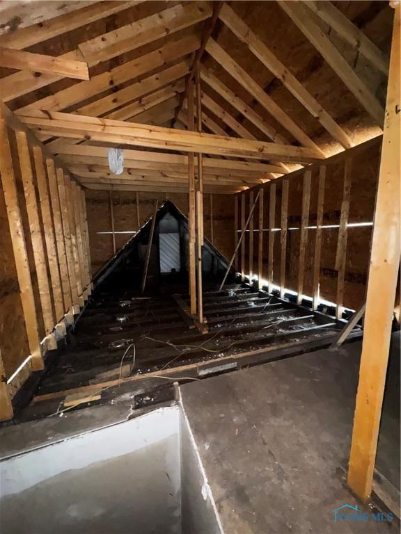 2920 Albion St, Toledo, OH 43610 - view of unfinished attic