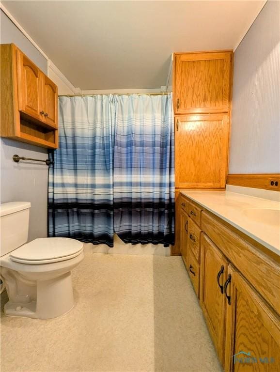 6151 The Bend Rd, Ney, OH 43549 - bathroom featuring vanity and a shower with curtain