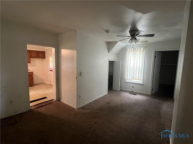 643 N 5th St, Fremont, OH 43420 - bonus room featuring ceiling fan and carpet floors