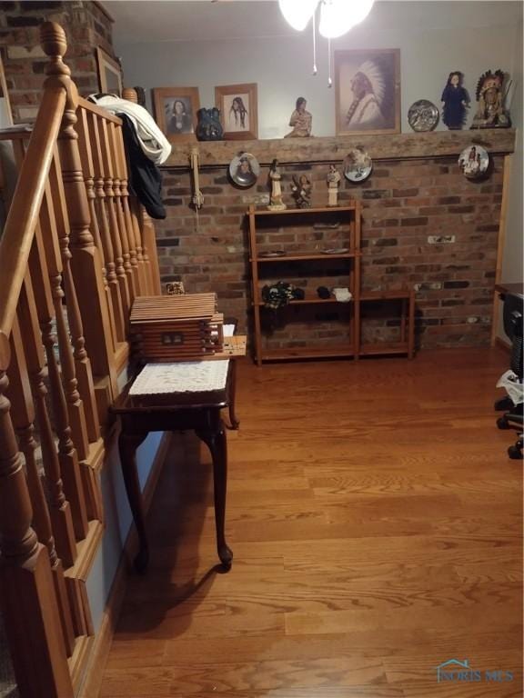 200 Pleasant St, Archbold, OH 43502 - wine cellar featuring light wood-style flooring and a ceiling fan