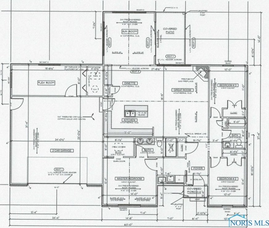 4550 Vineyard Rd, Toledo, OH 43623 - view of home floor plan