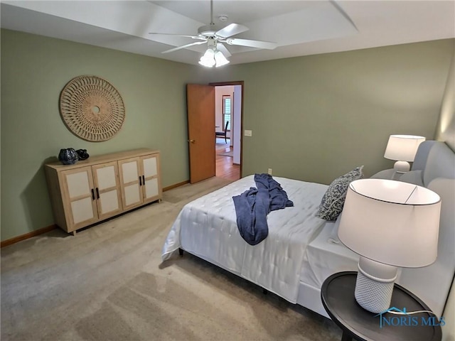 3901 Hampstead Dr Unit 3901, Sylvania, OH 43560 - bedroom with carpet flooring and a ceiling fan