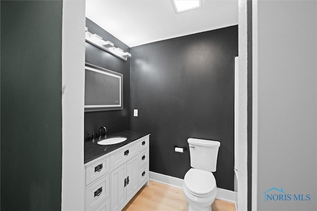 2521 Shallowford Dr, Toledo, OH 43611 - bathroom with vanity and wood finished floors