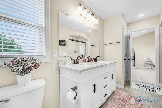 5352 Brint Crossing Blvd, Sylvania, OH 43560 - bathroom with double vanity and healthy amount of natural light
