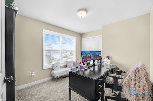 5352 Brint Crossing Blvd, Sylvania, OH 43560 - office area with baseboards and carpet floors
