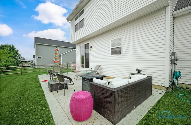 5352 Brint Crossing Blvd, Sylvania, OH 43560 - view of patio featuring an outdoor living space