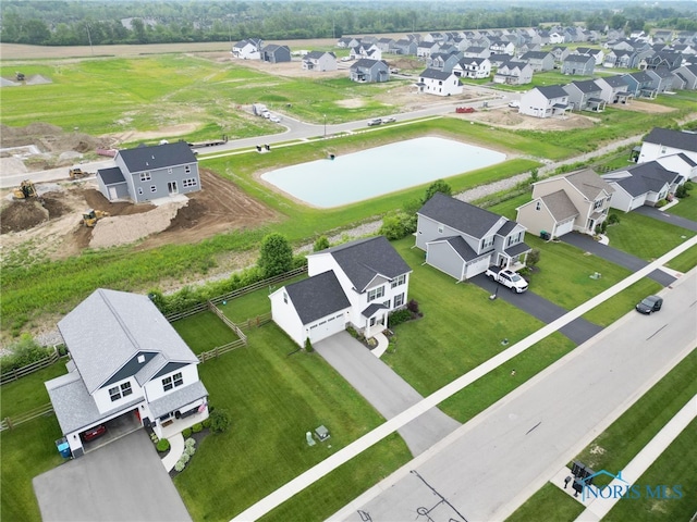 5352 Brint Crossing Blvd, Sylvania, OH 43560 - aerial view of residential area featuring a nearby body of water
