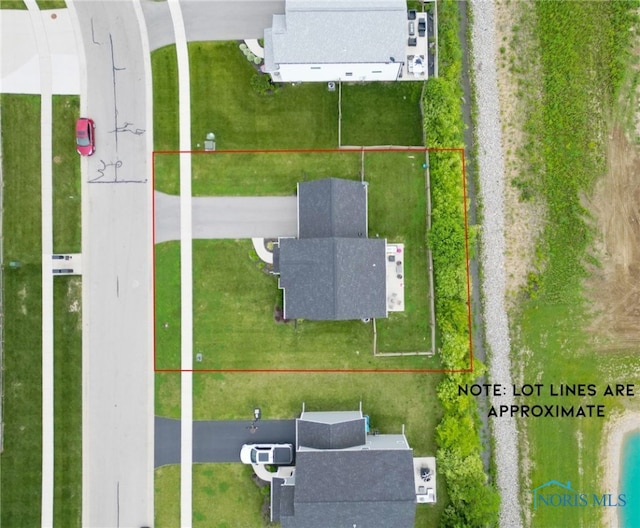 5352 Brint Crossing Blvd, Sylvania, OH 43560 - aerial overview of property's location featuring property parcel outlined