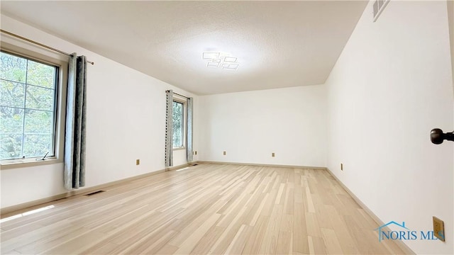 1303 Finch Dr, Bowling Green, OH 43402 - unfurnished room featuring light wood-style floors and a textured ceiling