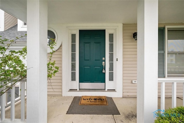1528 Indian Creek Dr, Perrysburg, OH 43551 - doorway to property with covered porch