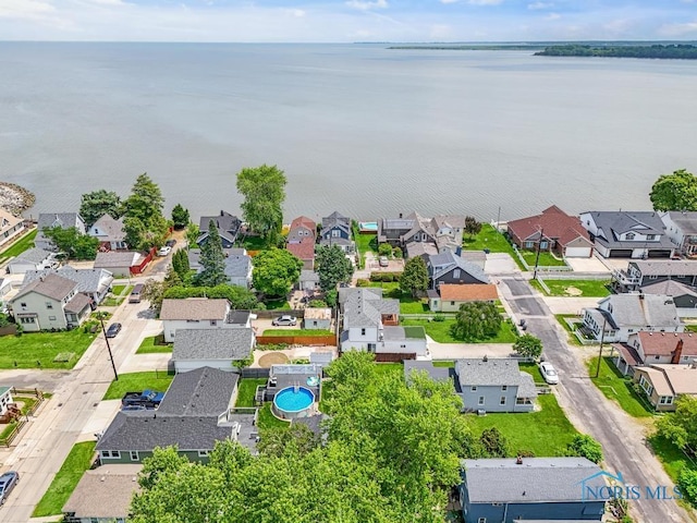 3133 126th St, Toledo, OH 43611 - aerial view of residential area featuring a large body of water