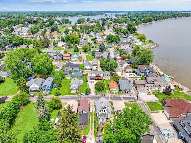 3133 126th St, Toledo, OH 43611 - aerial perspective of suburban area featuring a large body of water