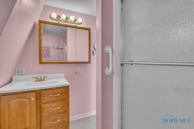 3133 126th St, Toledo, OH 43611 - bathroom with vanity and tile patterned flooring