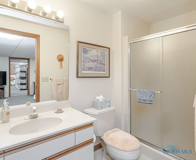 7325 Winsford Ln, Sylvania, OH 43560 - bathroom with vanity and a stall shower