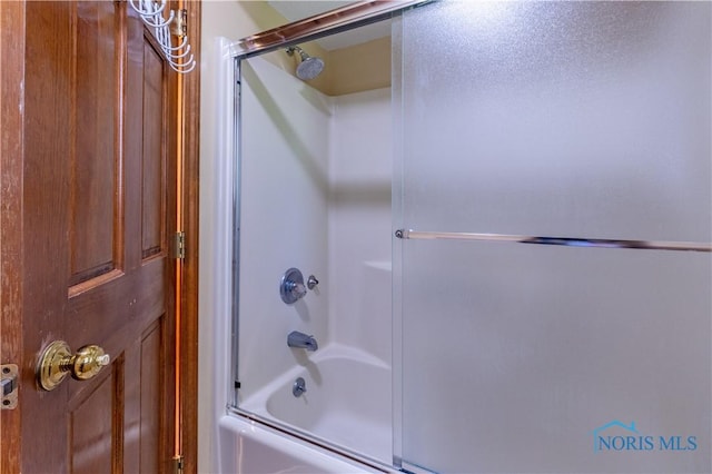 2325 Saint Roberts Ln, Toledo, OH 43617 - full bathroom with combined bath / shower with glass door
