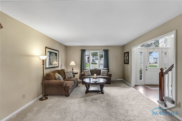 7257 Wembley Ter, Toledo, OH 43617 - living room with carpet flooring