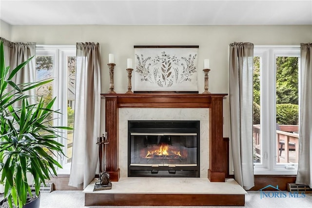 7257 Wembley Ter, Toledo, OH 43617 - detailed view of a premium fireplace