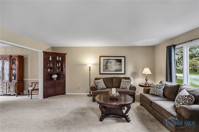 7257 Wembley Ter, Toledo, OH 43617 - carpeted living area with baseboards