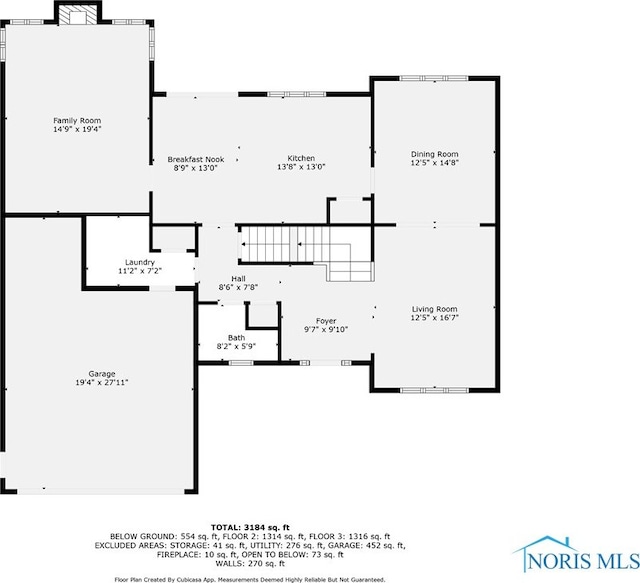 7257 Wembley Ter, Toledo, OH 43617 - view of property floor plan