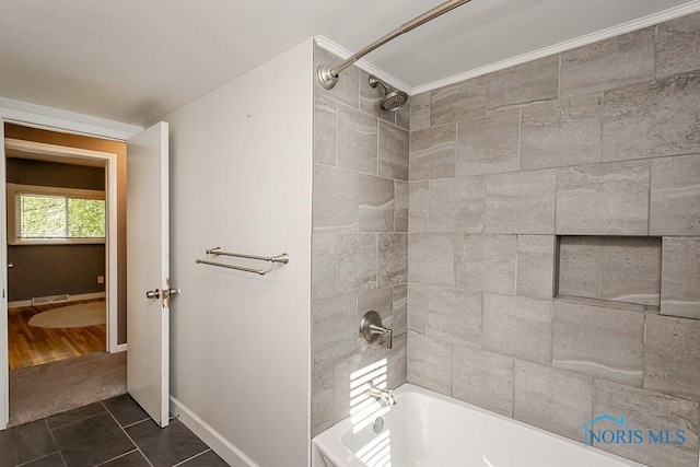 2338 Greenlawn Dr, Toledo, OH 43614 - full bath with bathtub / shower combination and tile patterned floors