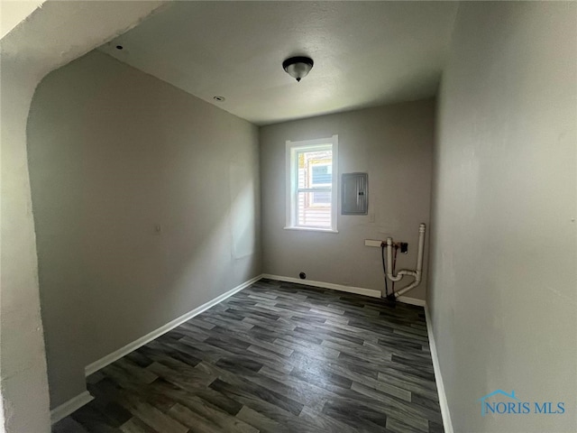 1131 Montrose Ave, Toledo, OH 43607 - spare room with dark wood-style floors and electric panel
