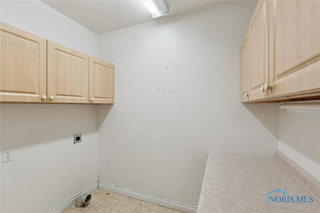 26332 Whitewater Dr, Perrysburg, OH 43551 - laundry room with cabinet space and electric dryer hookup