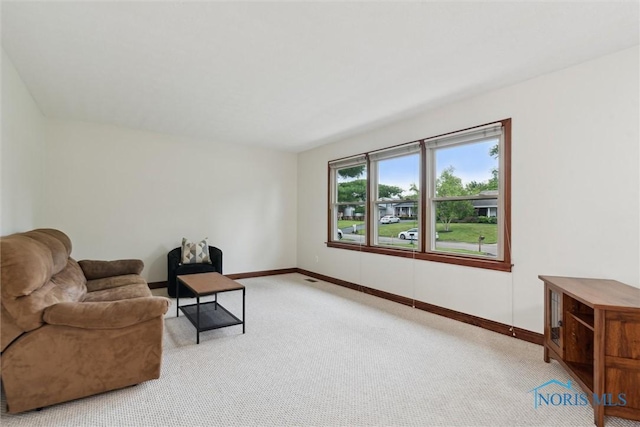 824 Edgehill Rd, Findlay, OH 45840 - living area featuring carpet flooring and baseboards