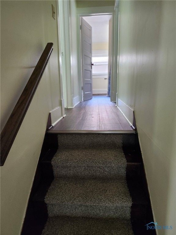 1019 Wayne Ave, Defiance, OH 43512 - stairway with baseboards