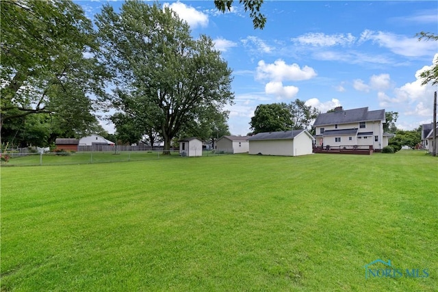 125 Cherry St, Wauseon, OH 43567 - view of yard with a storage unit