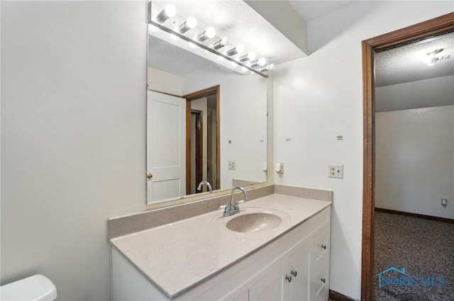 4871 Olde Meadow Ln, Sylvania, OH 43560 - half bathroom with vanity and toilet