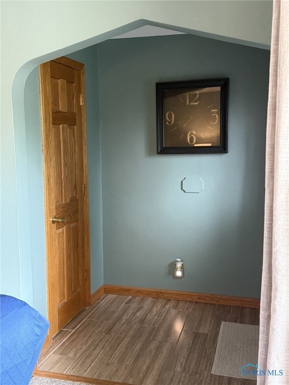 441 S Pine St, Deshler, OH 43516 - detailed view of wood finished floors and arched walkways