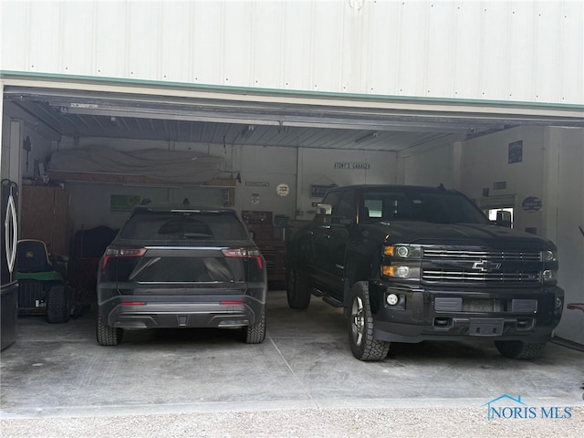 441 S Pine St, Deshler, OH 43516 - garage with stainless steel fridge