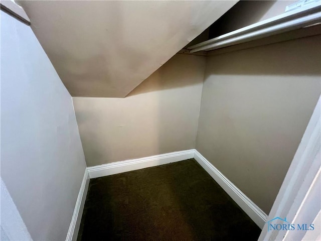1810 E Broadway St, Toledo, OH 43605 - walk in closet featuring lofted ceiling and carpet