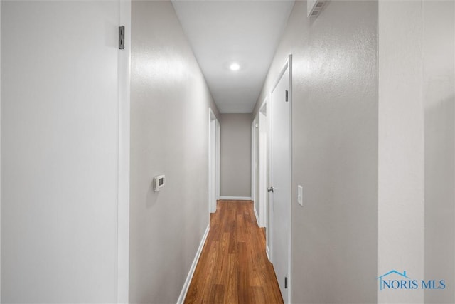 3431 146th St, Toledo, OH 43611 - corridor with wood finished floors and recessed lighting