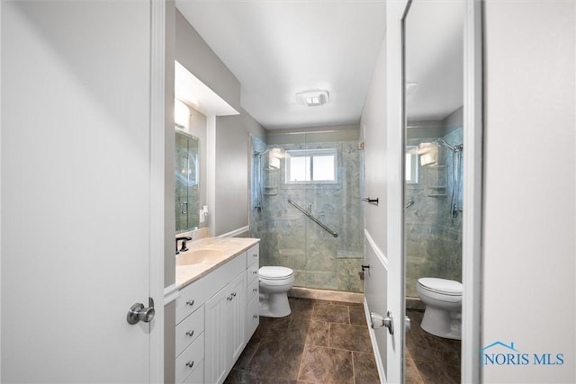 3431 146th St, Toledo, OH 43611 - bathroom featuring vanity and a shower stall
