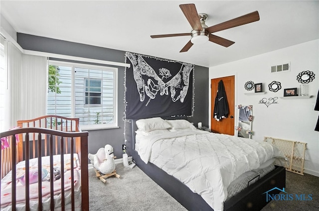 1732 Gilbert Rd, Toledo, OH 43614 - bedroom featuring carpet floors and a ceiling fan