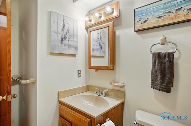 2519 Melva Ct, Toledo, OH 43611 - bathroom with toilet and vanity